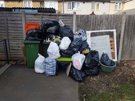 Professional team performing house clearance in Richmond